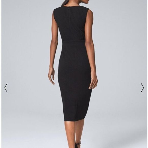 NEW WHBM BLOUSON KNIT SHEATH DRESS SIZE 00‎ - Picture 3 of 7